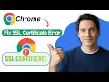 How to Fix SSL Certificate Error in Google Chrome 2026 Full Guide
