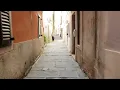 A walk through the narrow streets of Piran 2