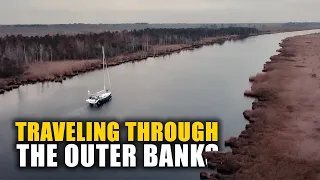 Surrounded By Land Through The Outer Banks | Sailing Sunday Vlog 235