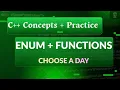 How to Use Enum with Functions in C
