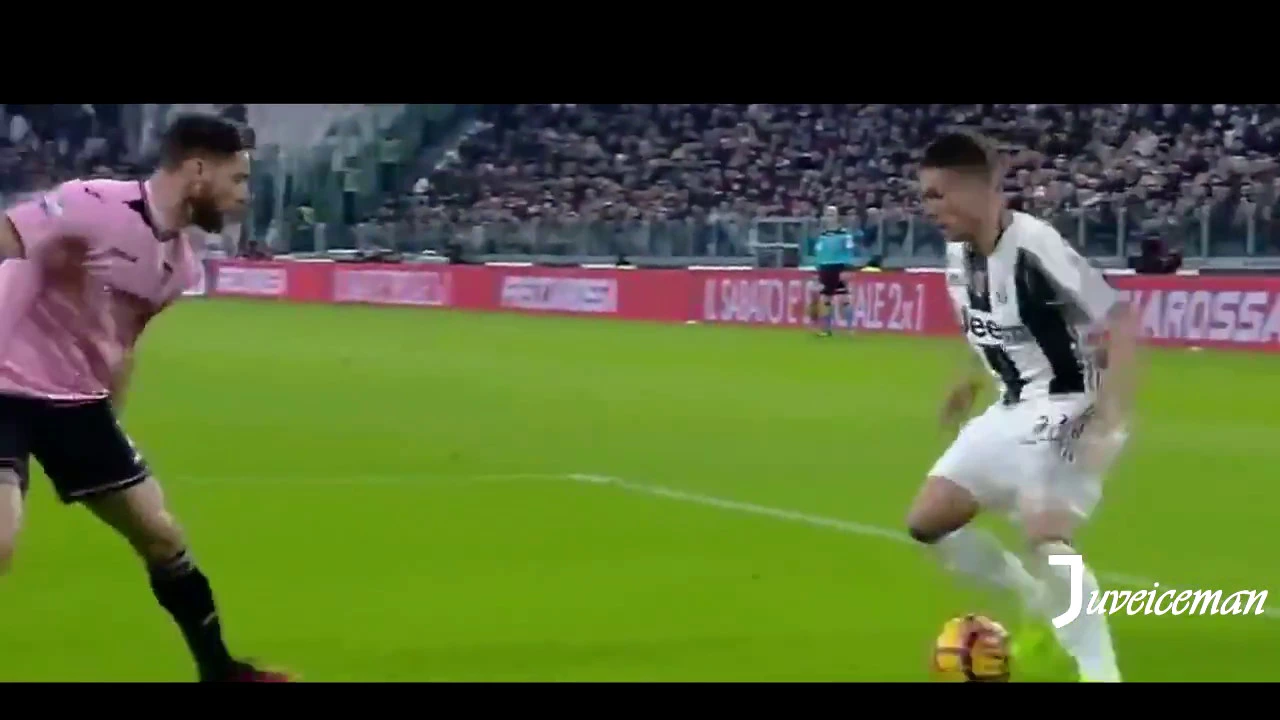 Marko Pjaca skill & assist vs Palermo 17/2/2017 Croatian Wizard 60 fps