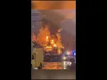 No one hurt in large apartment fire in Monroe County
