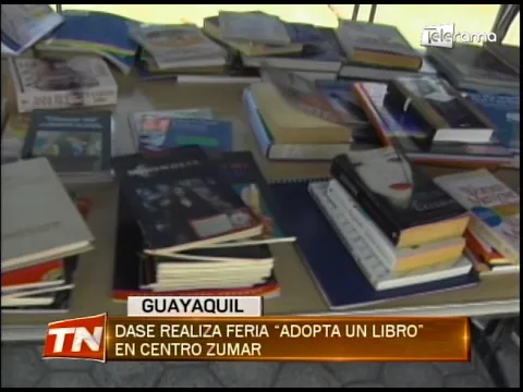 Dase realiza feria Adopta un Libro en centro Zumar