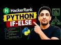 HackerRank Python If-Else Problem Easy Explained Step-by-Step