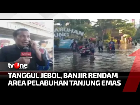 Penampakan Banjir Rob di Semarang, Ketinggian Air Mencapai 1,5 Meter