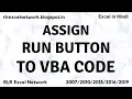 327 Learn VBA - How to Assign a Run Button to a VBA Code Part-9 Hindi