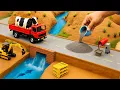 Download Lagu DIY Mini Truck Builds Brick \u0026 Metal Railing Bridge | Fun Construction Science Project #1