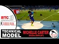 MICHELLE CARTER GLIDE SHOT PUT Breakdown