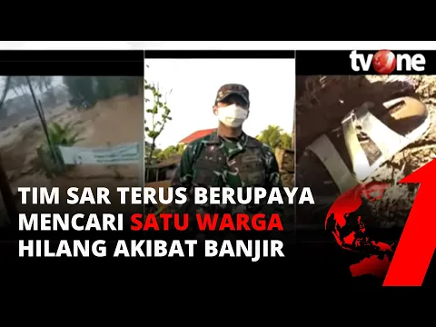 Tim SAR Terus Berupaya Mencari Satu Warga Hilang yang Terseret Banjir Bandang Sukabumi