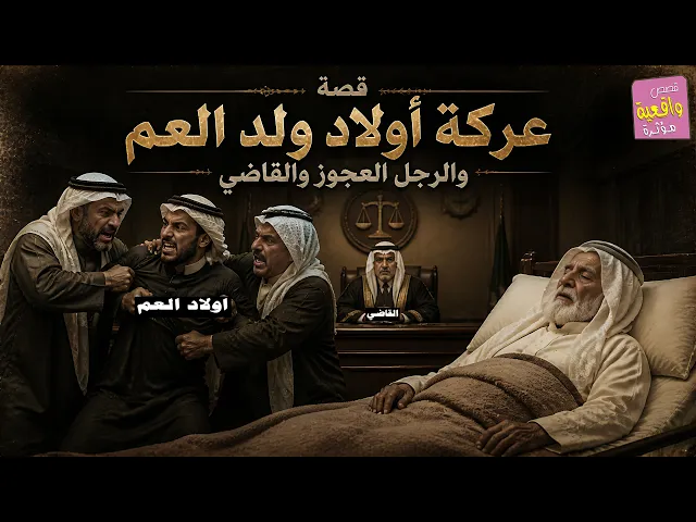 ⁣قصة عركة اولاد ولد العم والرجل العجوز والقاضي !