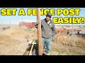 Easily Set Sturdy Fence Posts EVERY TIME