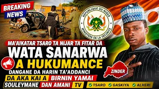 ABIN DA YA FARU A FILIN JIRGIN SAMA NA DJOURI HAMANI 🇳🇪YAN TA'ADDA SUN KAI HARI A NIAMEY KU SAURARA