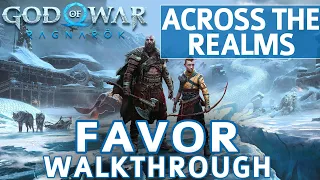 God of War Ragnarok - Across the Realms Favor Walkthrough All Ingredient Locations