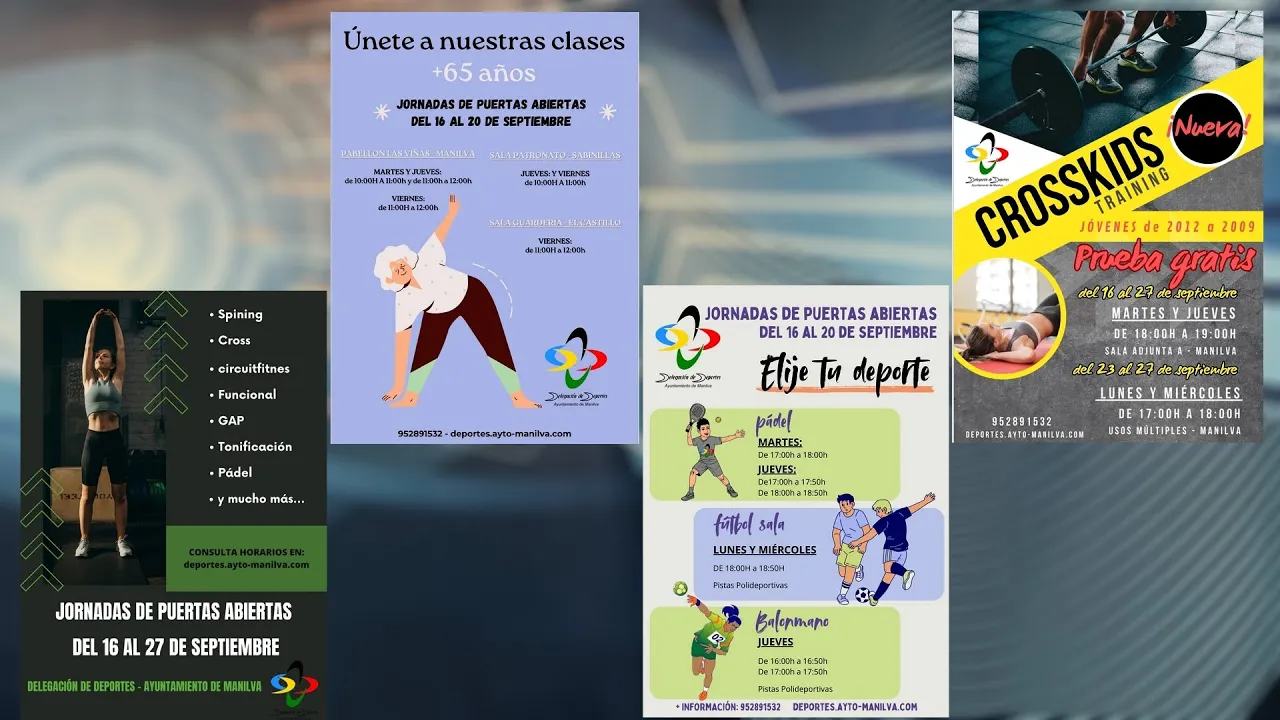 Jornadas de puertas abiertas de los programas deportivos