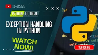 Exception Handling in Python try except and finally explained