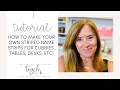 How to Make Printable Classroom Labels for Cubbies Desks Tables etc