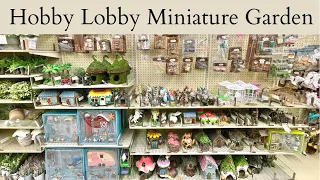 Miniature Garden and Landscape Supplies for Dollhouses Dioramas at Hobby Lobby 2022
