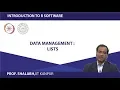 Data management Lists