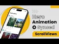 SwiftUI Complex Hero Animation With Synchronized ScrollViews iOS 17 Xcode 15 SwiftUI