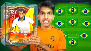 I Packed A FULL BRAZIL 130 OVR Squad With Carlos Albertos! - FC Mobile