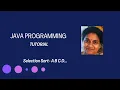 Lesson 50 Arrays Part 11 Selection Sort on Strings and Optimized Selection Sort Program