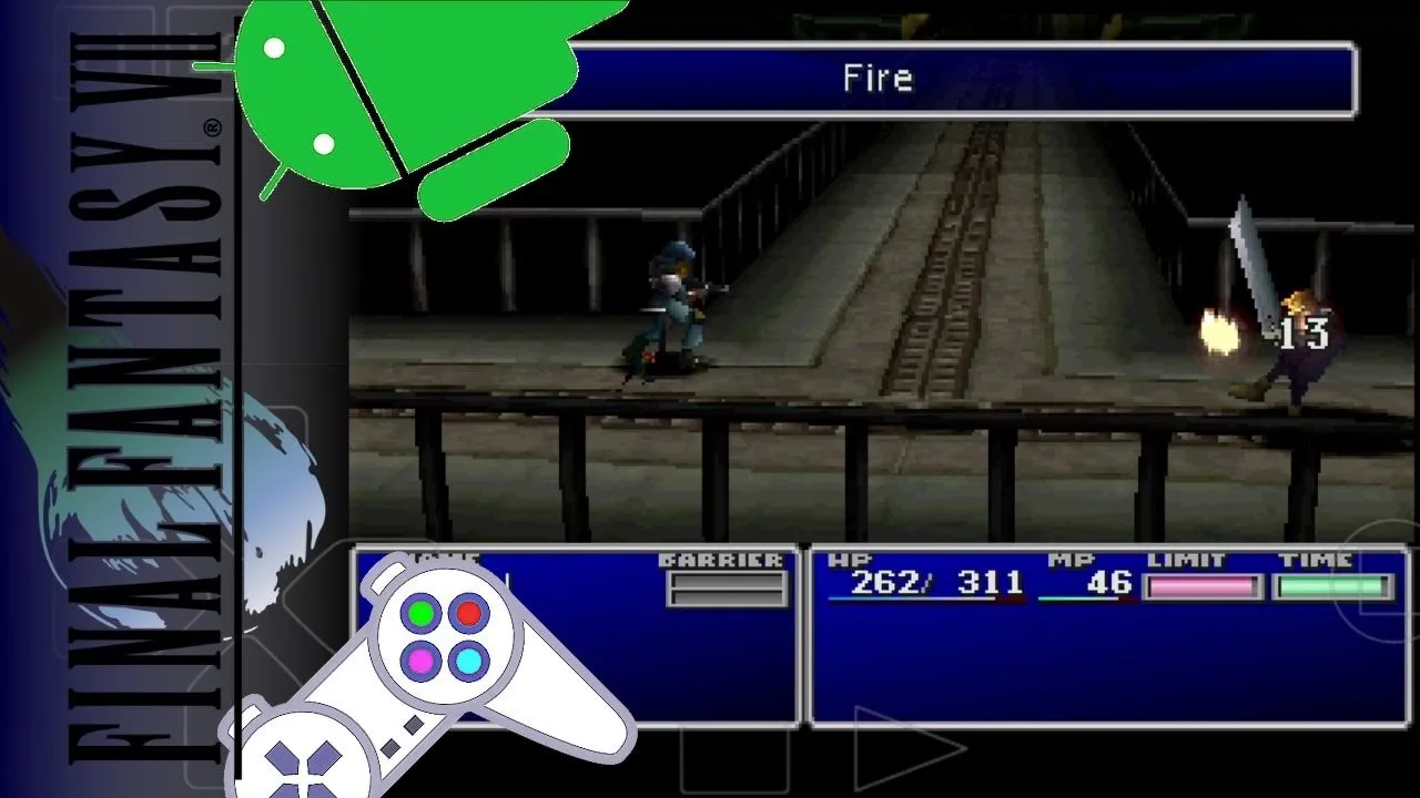 Final Fantasy 7 - VII - PS1 Emulator Android Gameplay [ePSXe] - Game APK For Mobile (2022)