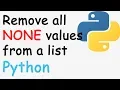 Remove None from list in Python