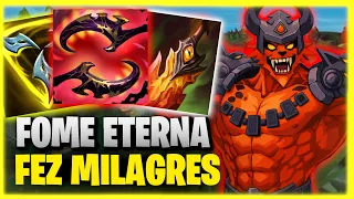 O 1V9 QUE FIZ COM ESSA BUILD FOI INSANO | League of Legends | TOP 1 Nasus BR
