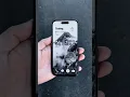 iOS 26 Aesthetic Black White Mountain Widget Setup
