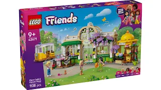 LEGO 42671 Instructions | Friends | Plant Café & Flower Shop | Heartlake City