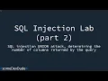 SQL injection Tutorial Part 2 PortSwigger Academy