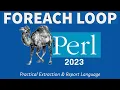 Perl - Foreach Loop 2023