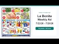 La Bonita Weekly Ad 26 - 26 Top Deals