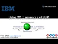 Using ITX to generate a v4 UUID