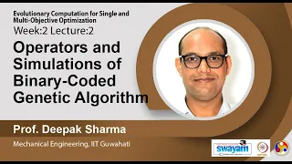 Lec 4 Operators and Simulations of Binary-Coded Genetic Algorithm