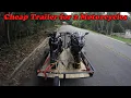 Customize Cheap Trailer for 2 Motorcycles