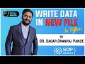 How to Write Data in File File Handling in Python Create New File Writing Data SDP Guruji