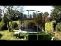 Replacing a Jumpking Ovalpod Trampoline Net - High Speed