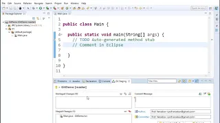 EGit - Eclipse GitHub Integration Basics