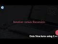 Iteration versus Recursion
