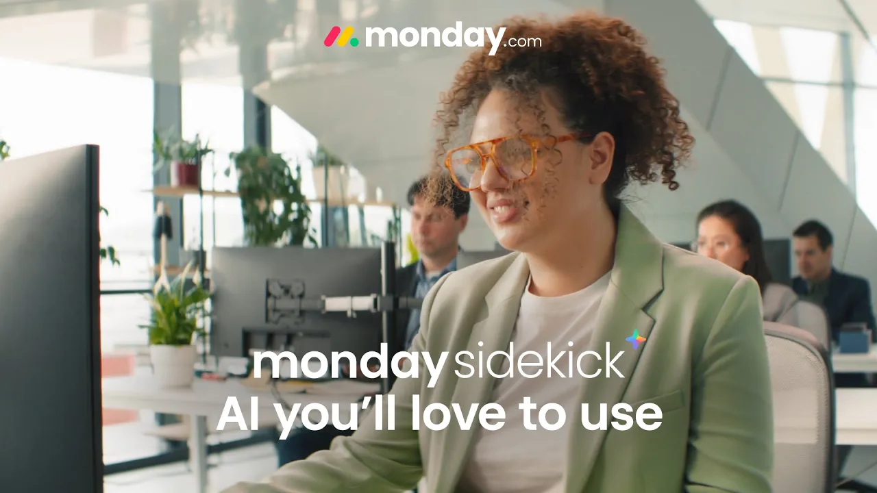 monday.com — monday.com - monday sidekick AI Assistant (YouTube video ad)