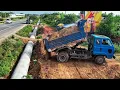 Download Lagu Buried drainage system and clean trash next to the road. Drivers passing by must be very careful.