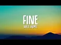 Download Lagu Kyle Hume - Fine (Lyrics)  | Lyric / Letra