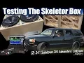 The Skelator box First SPL Test - 2 Huge 24 Sundown ZV5 Subwoofers 2 2500 Watt Amps