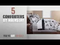 Top 10 Mainstay Comforters 2018 Mainstays 8PC OPP Black White Floral Bed in bag Comforter set