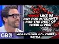 They want to LIVE OFF OF US Adam Brooks FUMES as migrants win court battle TO BLOCK deportations