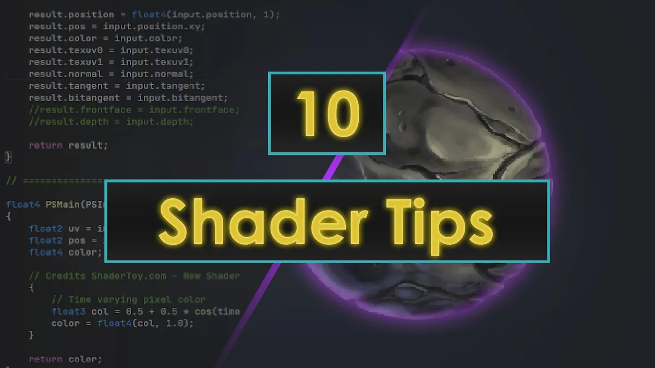 10 shader tips you’d wish you knew sooner