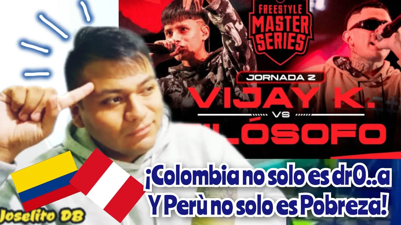 VIJAY 🇵🇪 VS FILOSOFO 🇨🇴 | ¿BATALLA DE VERDADES? | REACCION PERUANA | fms Perú 2023