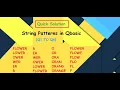 String Pattern in Qbasic Q1 to Q6 Programs in Qbasic using String Patterns in Qbasic
