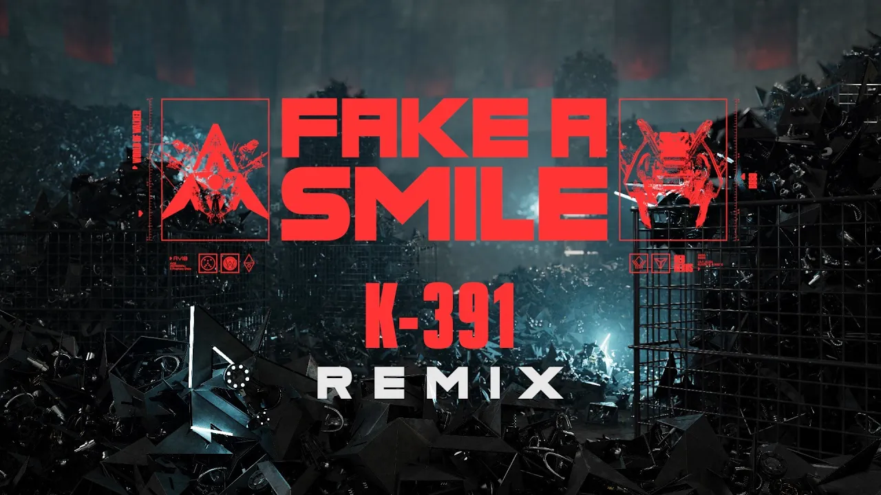 @Alanwalkermusic & salem ilese - Fake A Smile (K391 Remix Visualizer)